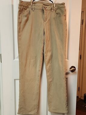 Natural Reflections Insulated Khaki Straight-Leg Pants